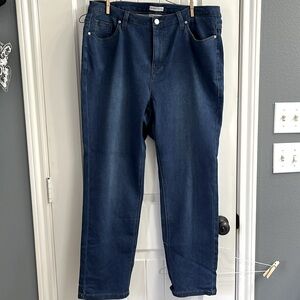 Catherines Blue Sateen Stretch Women's Jeans